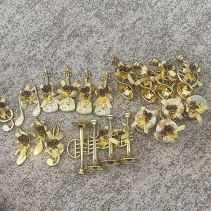 Vintage Christmas Decor Music Themed 21Pc Ornament Bundle